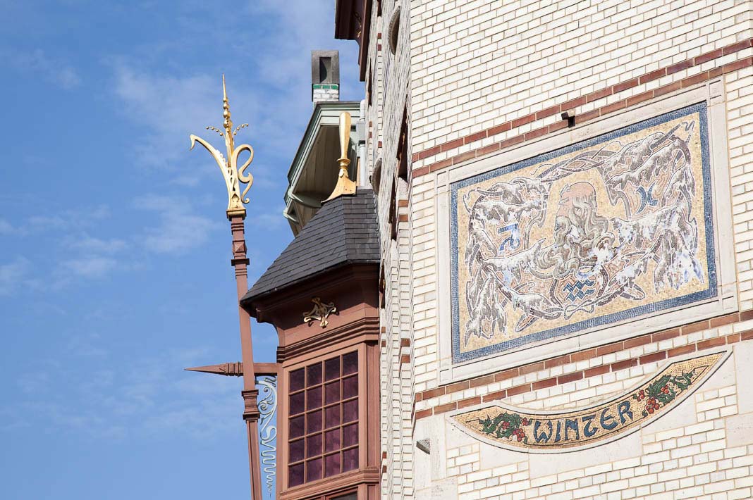 Art nouveau in de wijk Zurenborg,  Antwerpen