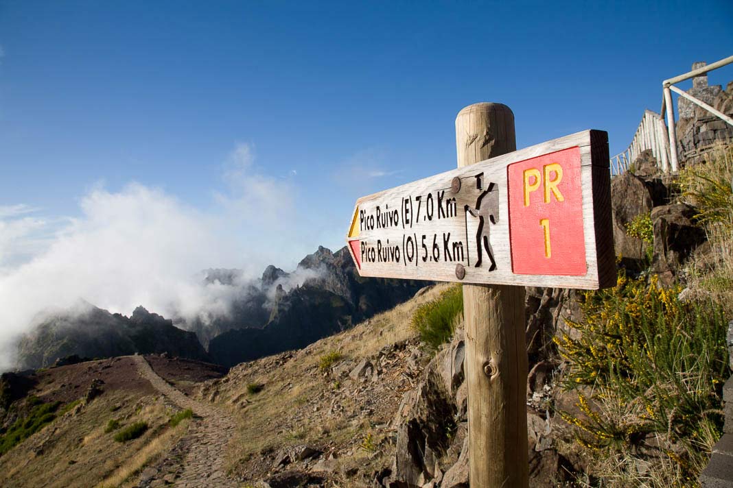 Wandelen op Madeira, Pico do Arieiro en Ruivo