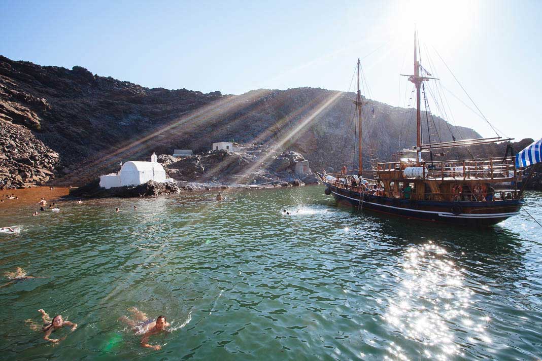 Wandelen op Santorini