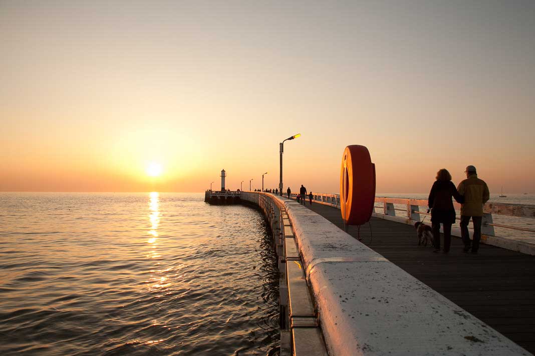 De pier van Nieuwpoort