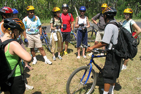 Fietsen op Bali