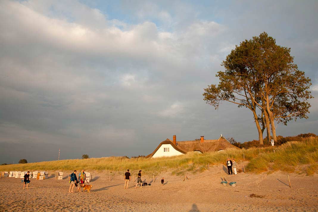 Het strand bij Ahrenshoop