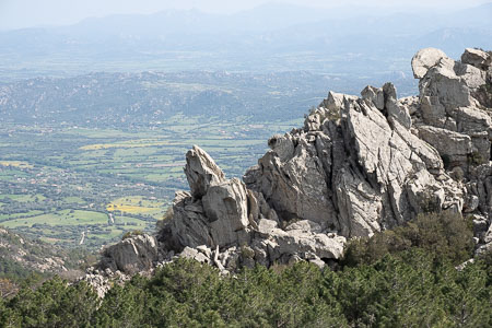 Uitzicht vanaf Monte Pino, Sardinie