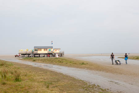 wandelroute op Schiermonnikoog