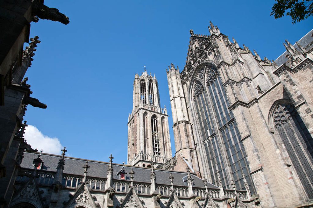 Het pandhof van de Dom in Utrecht