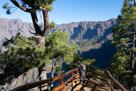 Mirador Las Chozas, Caldera de Taburiente, La Palma