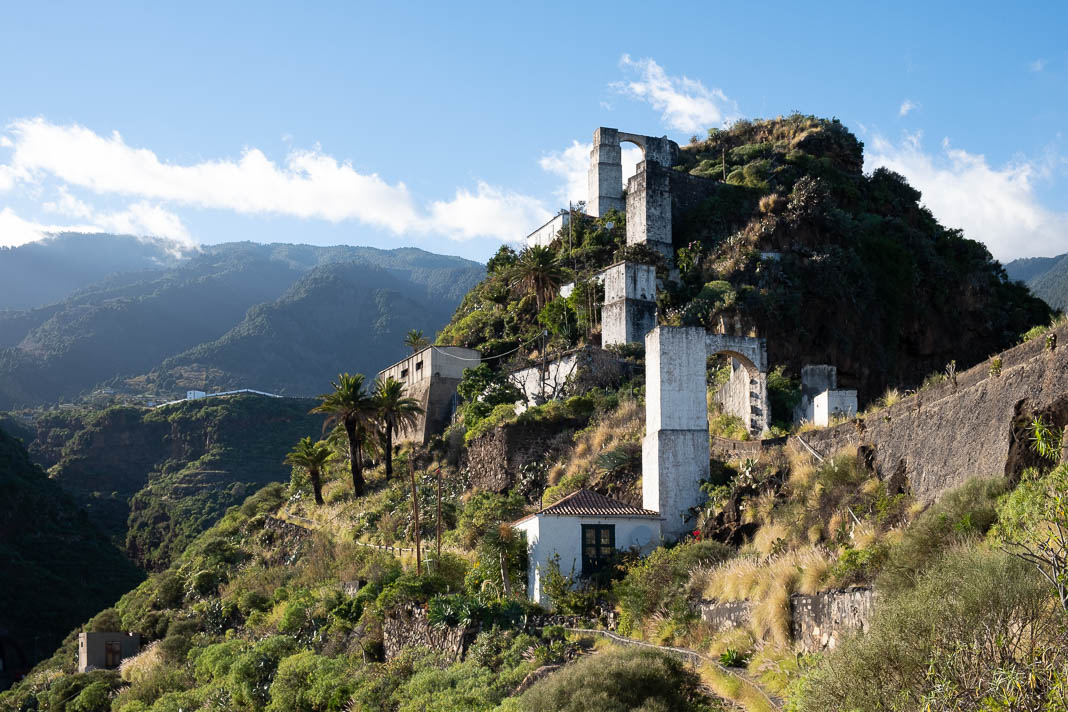 Oude watermolens Molinos de Bellido in Santa Cruz, La Palma