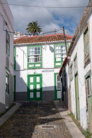 Oude wijk in Santa Cruz, La Palma