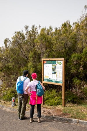 Wandelaars in Paúl da Serra, Madeira