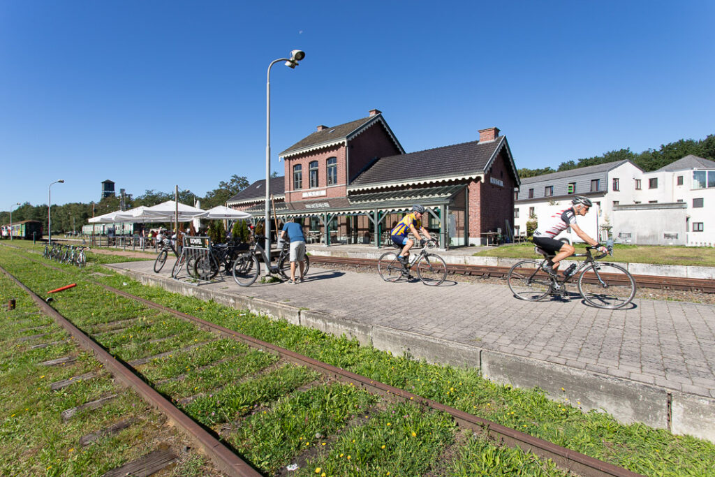 Het station van As, Nationaal Park de Hoge Kempen